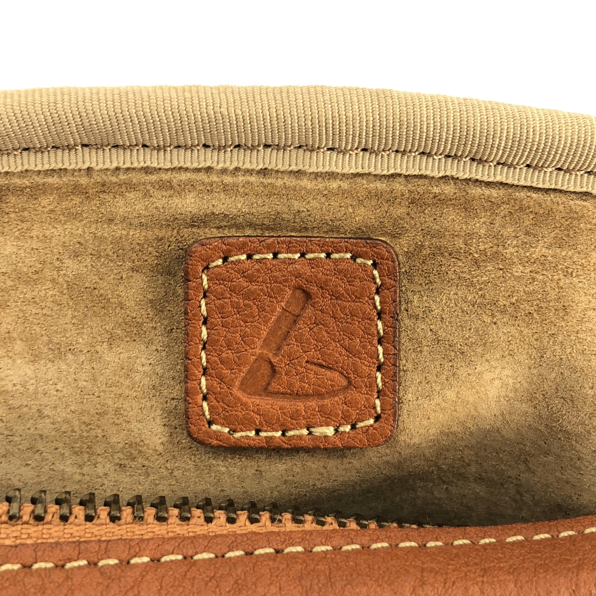 [狀況極佳] Tsuchiya 包 | Tone Oil Nume 橢圓形筆盒 | 棕色