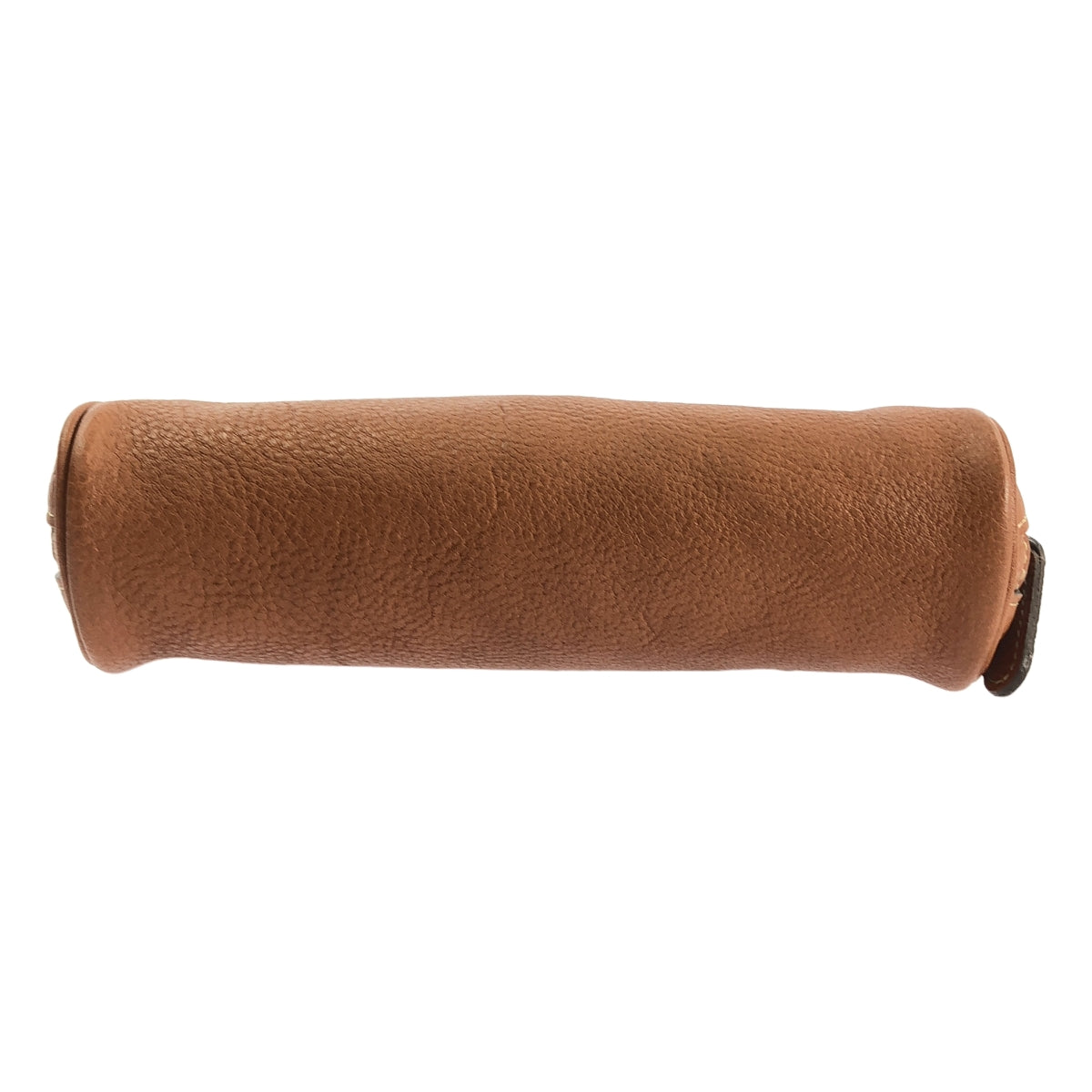 [狀況極佳] Tsuchiya 包 | Tone Oil Nume 橢圓形筆盒 | 棕色