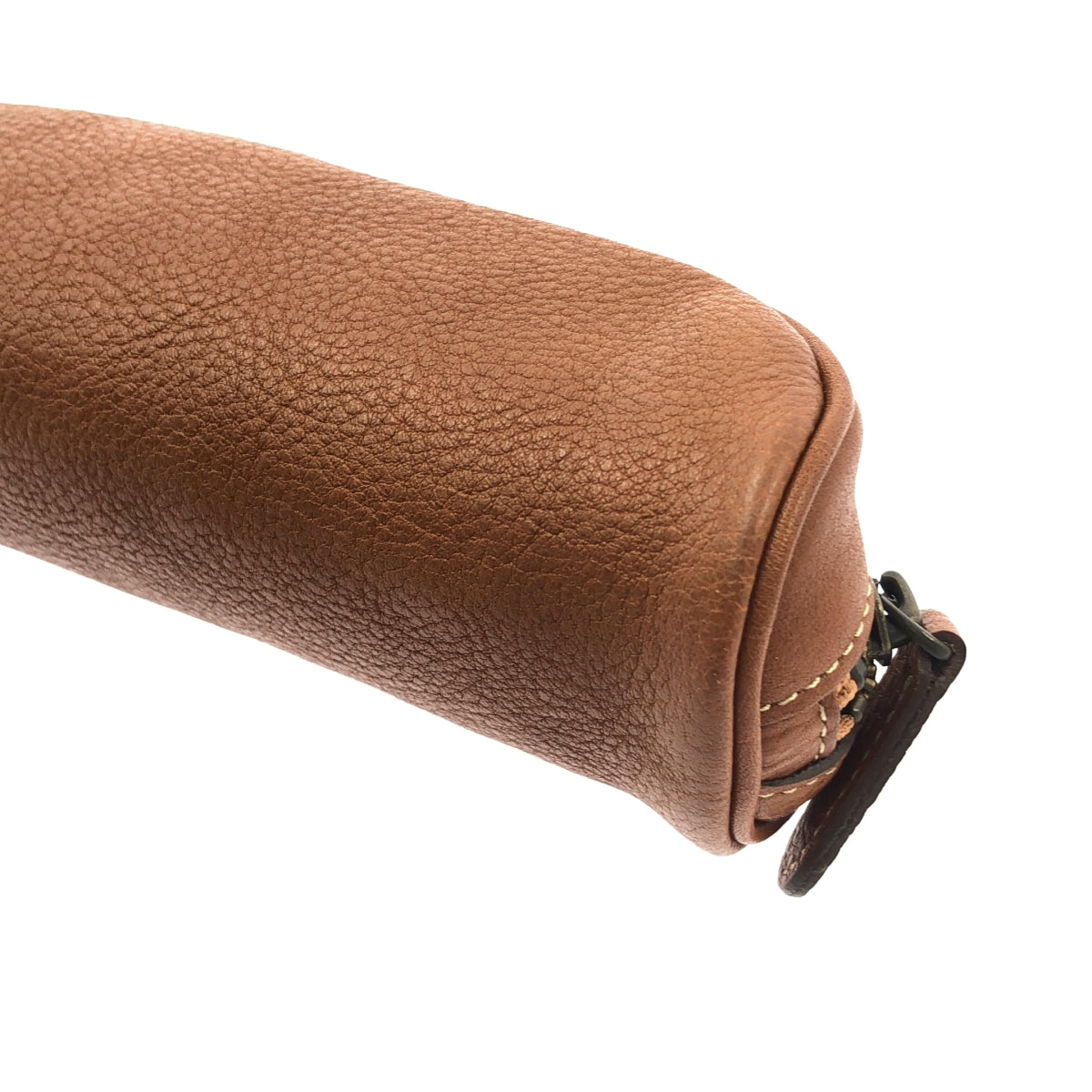 【미품】 츠치야 가방 / 츠치야 가방 | 톤 오일 누메 타원형 펜 케이스 | 브라운