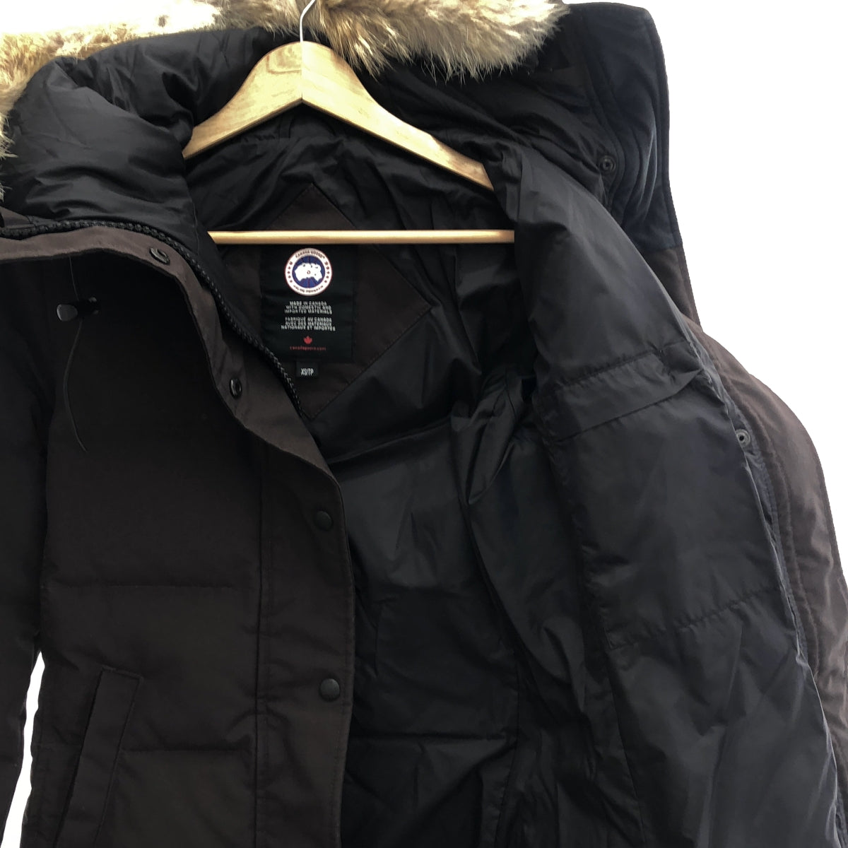 CANADA GOOSE / カナダグース | Mackenzie Parka Heritage 2302JL ダウンコート | XS | ダークブラウン | レディース