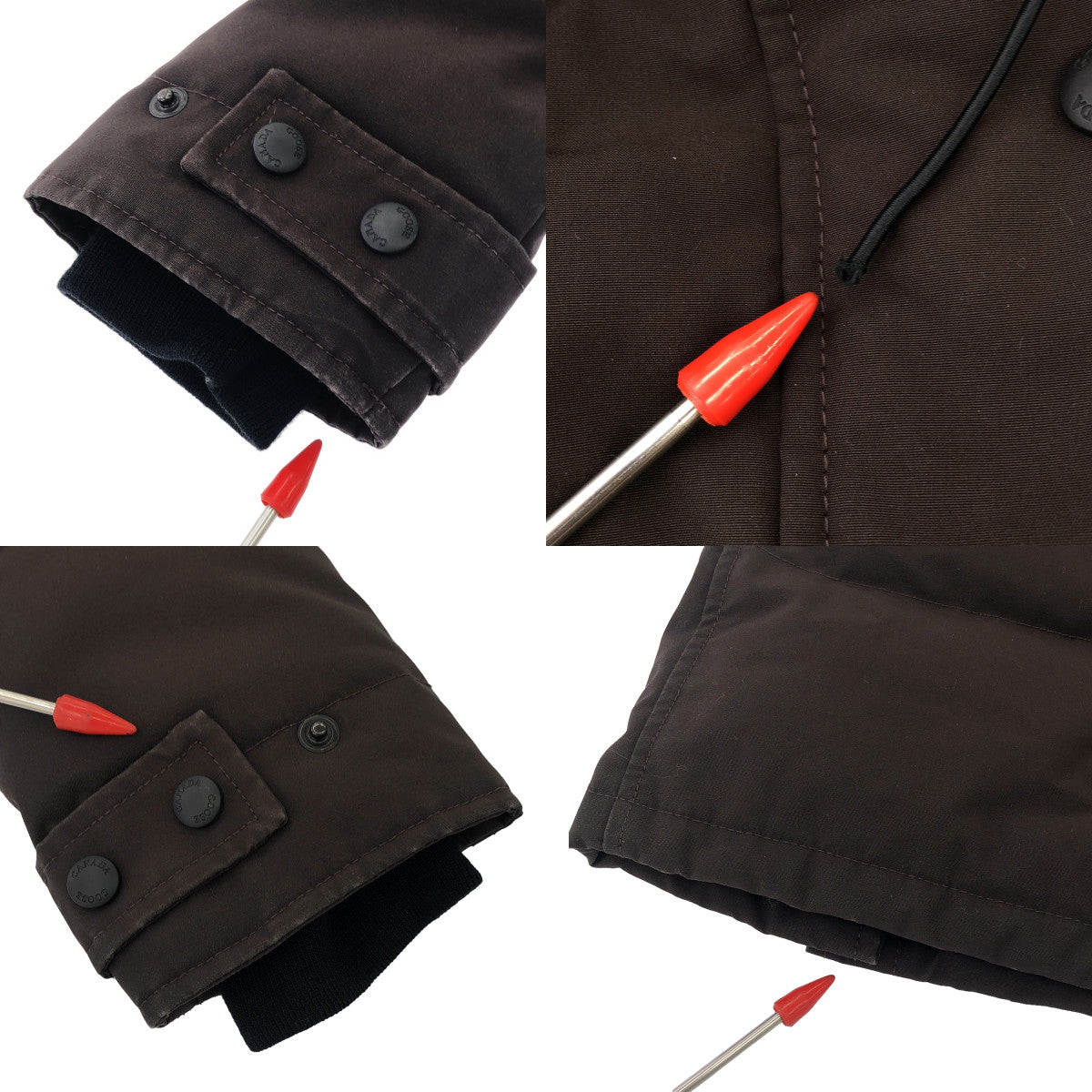 CANADA GOOSE / 캐나다 구스 | Mackenzie Parka Heritage 2302JL 다운 코트 | XS | 다크 브라운 | 여성