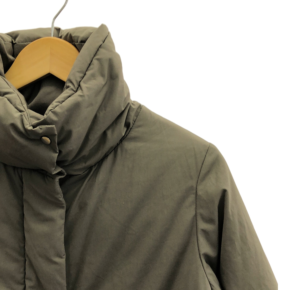 DEMI-LUXE BEAMS | 塔夫綢無縫羽絨大衣 | 38 | 卡其色 | 女款