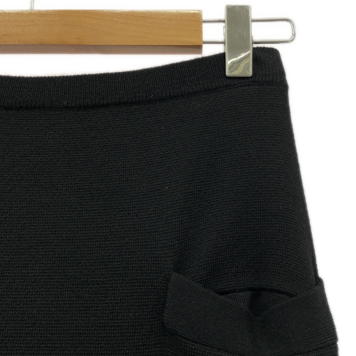 MADISON BLUE | Wool double pocket knit long skirt | 01 (S) | Women's