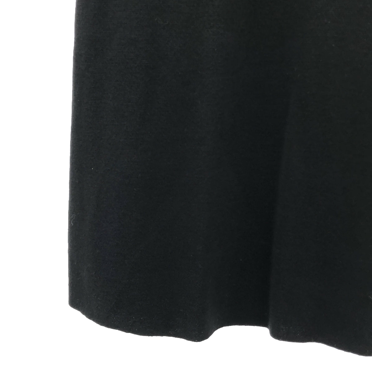 MADISON BLUE / マディソンブルー | ウール ダブルポケット ニット ロングスカート | 01（S) | ブラック | レディース