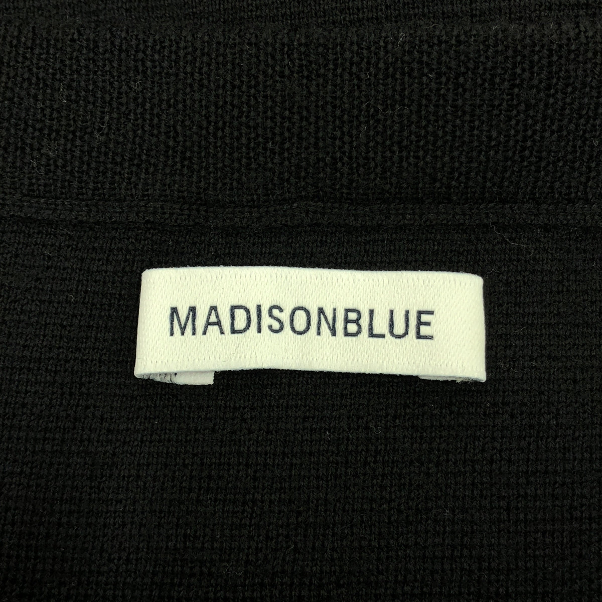 MADISON BLUE / マディソンブルー | ウール ダブルポケット ニット ロングスカート | 01（S) | ブラック | レディース