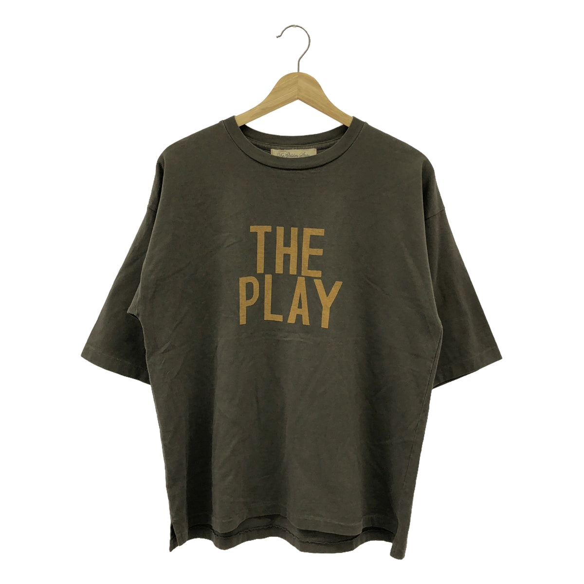 L'Appartement / アパルトモン | REMI RELIEF レミレリーフ / THE PLAY プリント Tシャツ | M | カーキ | レディース