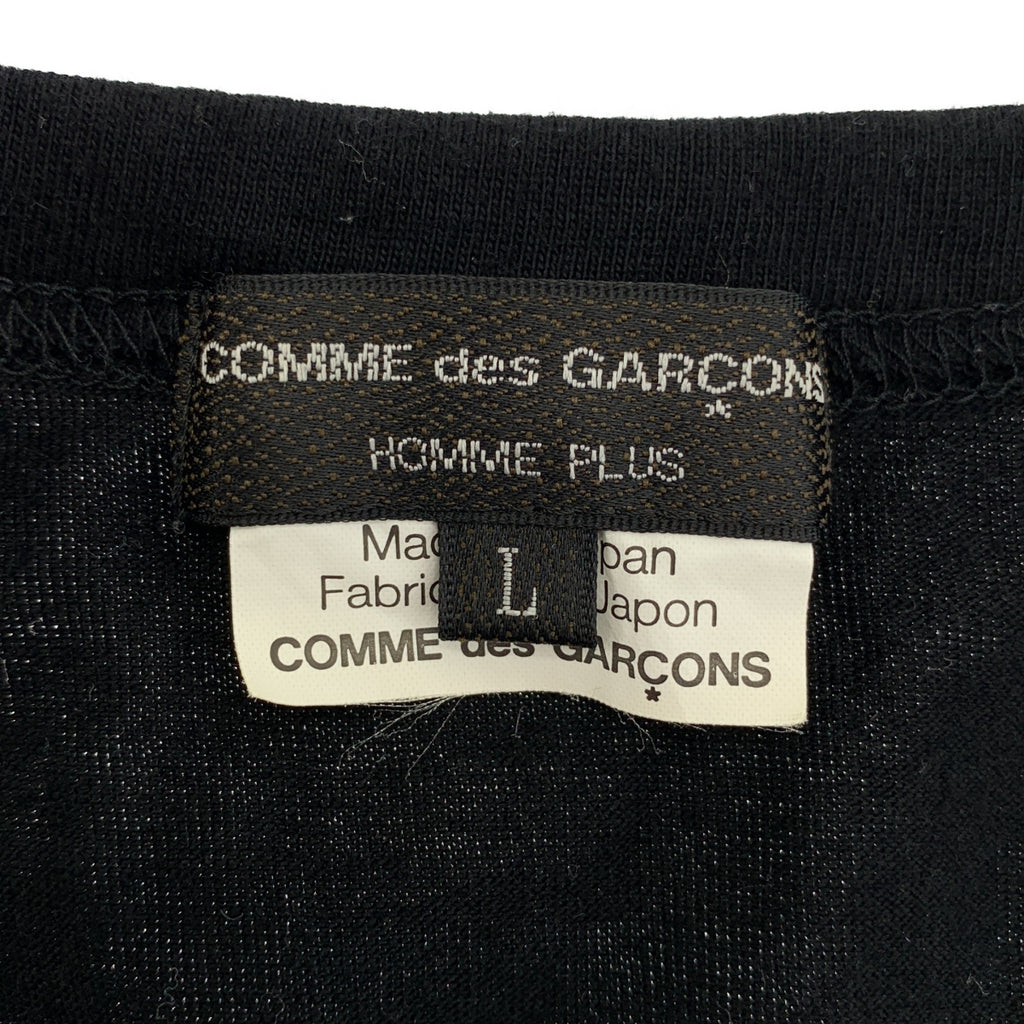 COMME des GARÇONS HOMME PLUS | 2016 春夏 |破爛剪裁/網布邊飾圓領T 卹| L 號 |