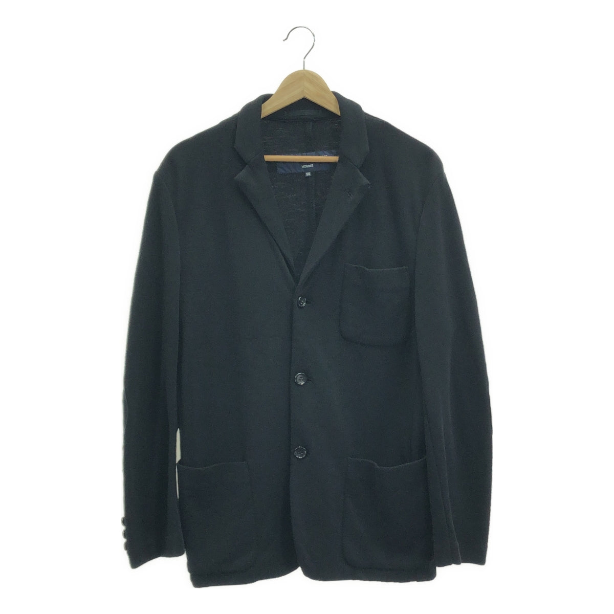 COMME des GARCONS HOMME | 2007AW |羊毛針織3B訂製外套| SS |黑色 |男士