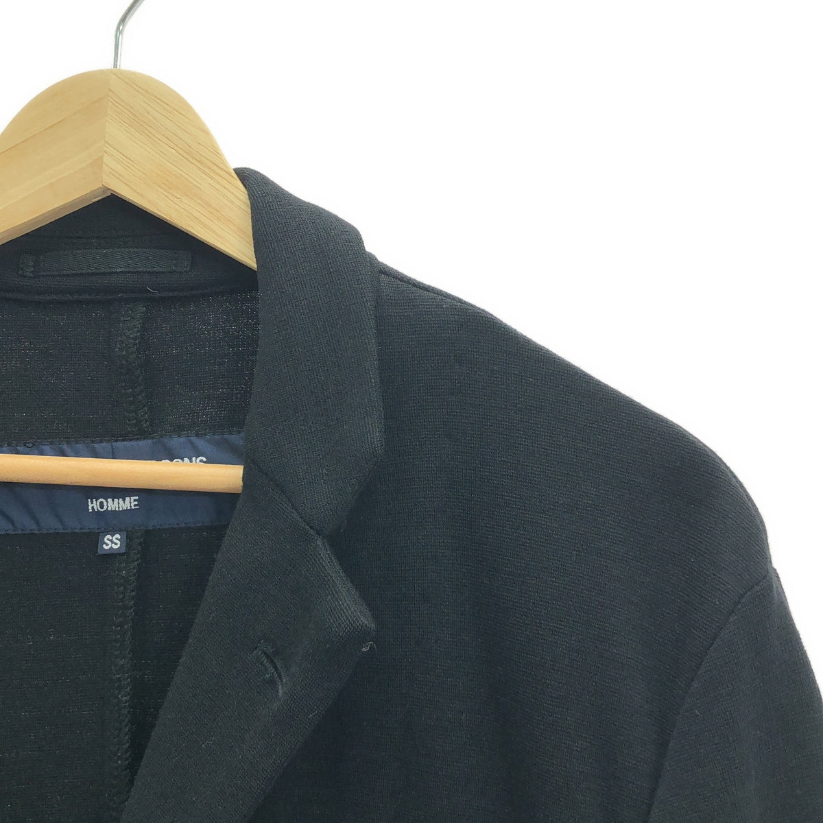 COMME des GARCONS HOMME | 2007AW |羊毛針織3B訂製外套| SS |黑色 |男士