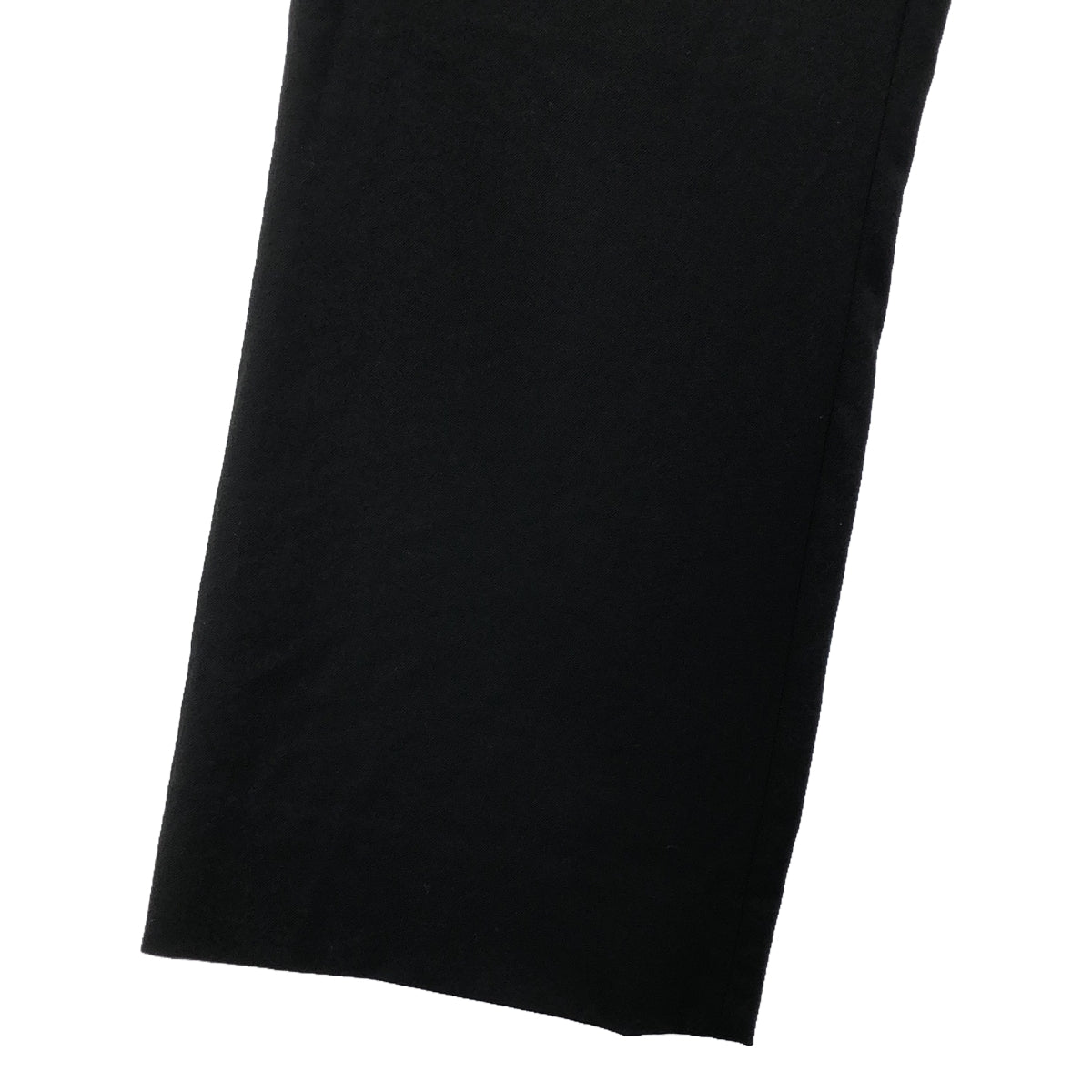 Y's / 와이즈 요우지야마모토 | 울 개버진 슬랙스 팬츠 | 3 | 블랙 | 여성