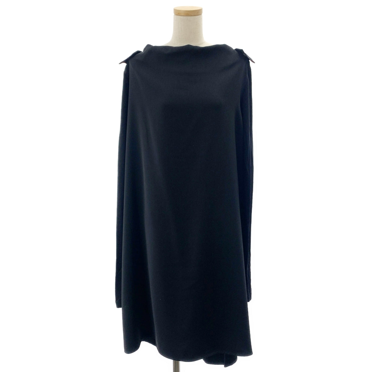 MM6 Maison Martin Margiela / エムエムシックスメゾンマルタンマルジェラ | 2015AW | 異素材 ドレープ プルオーバー ワンピース | 40 | レディース