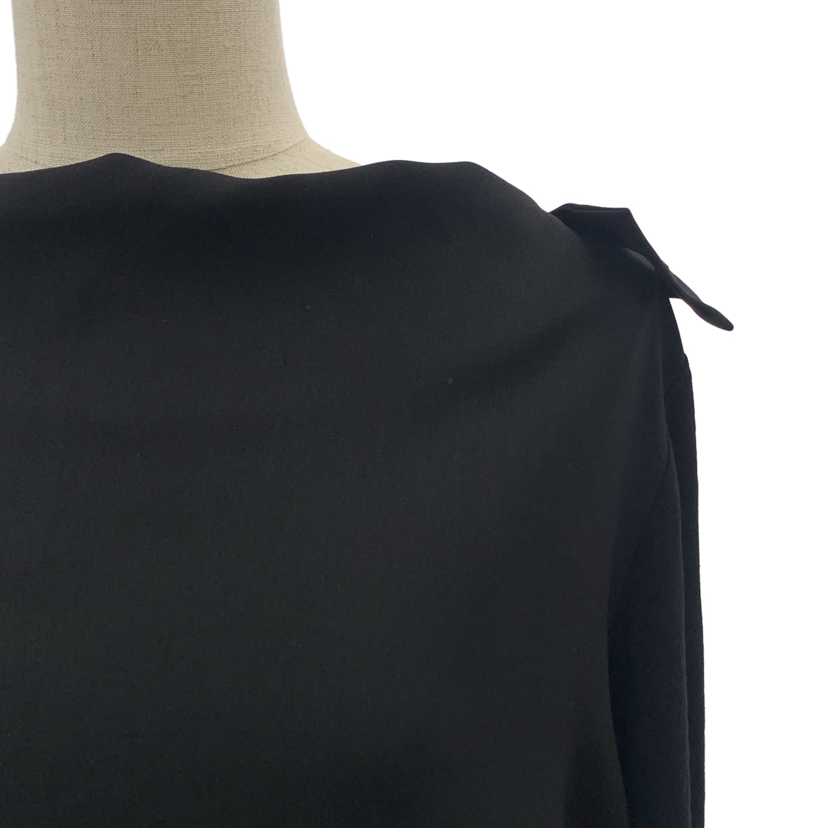 MM6 Maison Martin Margiela / エムエムシックスメゾンマルタンマルジェラ | 2015AW | 異素材 ドレープ プルオーバー ワンピース | 40 | レディース
