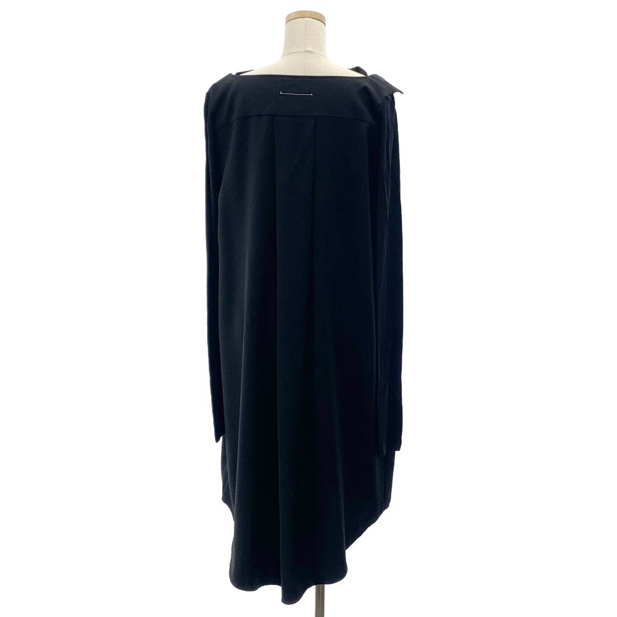 MM6 Maison Martin Margiela / エムエムシックスメゾンマルタンマルジェラ | 2015AW | 異素材 ドレープ プルオーバー ワンピース | 40 | レディース