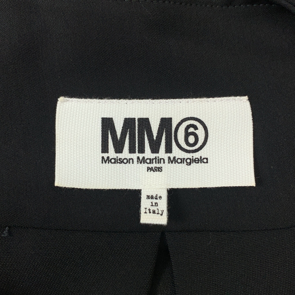 MM6 Maison Martin Margiela / エムエムシックスメゾンマルタンマルジェラ | 2015AW | 異素材 ドレープ プルオーバー ワンピース | 40 | レディース