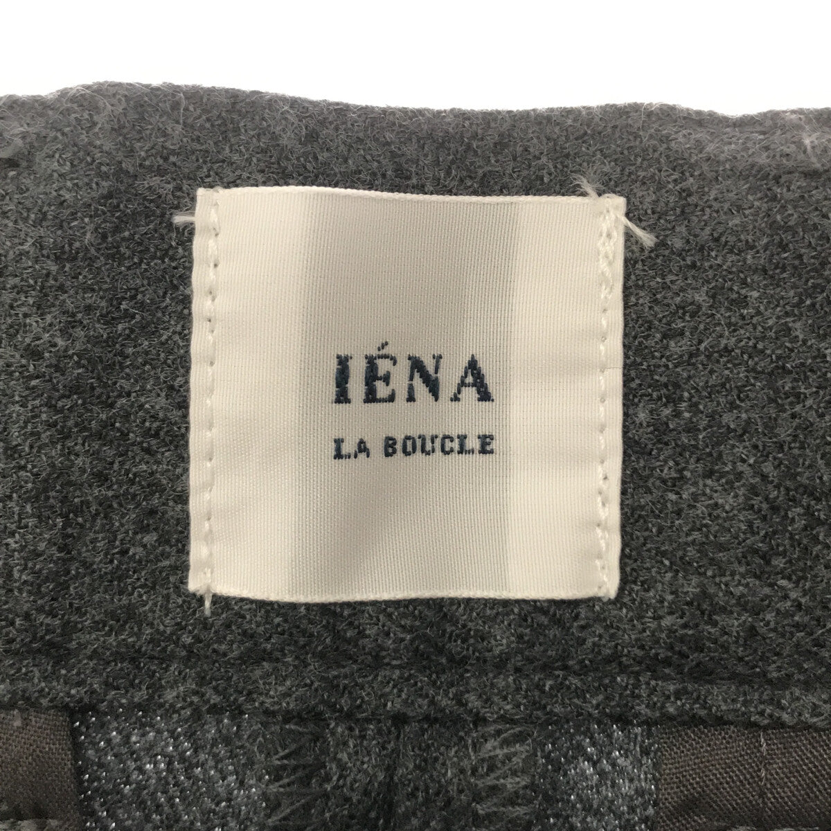 IENA / イエナ | 2022AW LA BOUCLE ウールタックスラックス パンツ | 34 | グレー | レディース