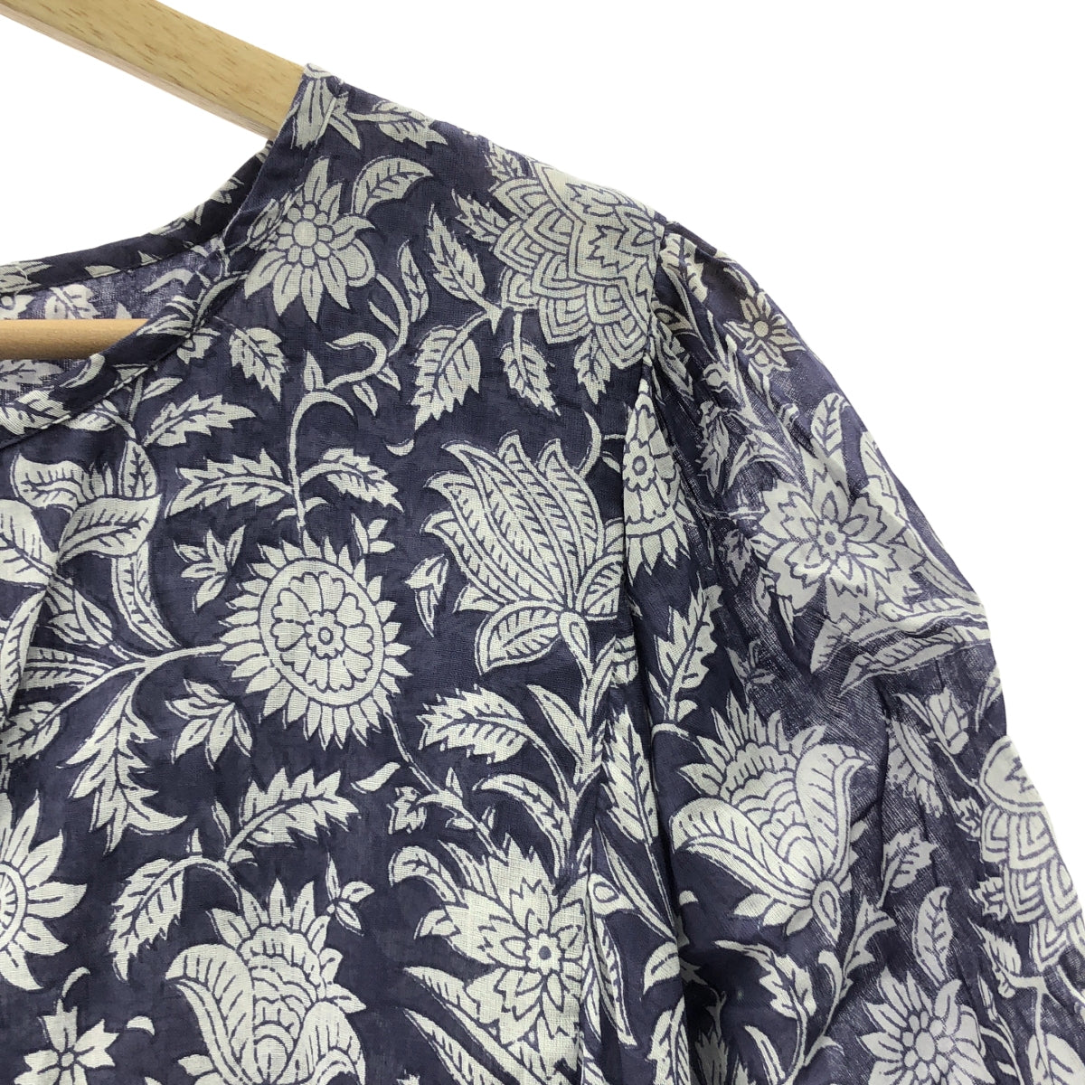 印度女兒 | Kyra 中長連身裙，棉質花卉印花套頭連身裙 | XL | 女款