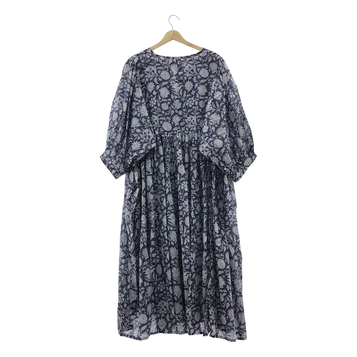 印度女兒 | Kyra 中長連身裙，棉質花卉印花套頭連身裙 | XL | 女款