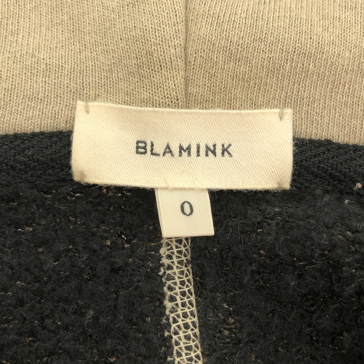 BLAMINK / ブラミンク | FALL 吊り 裏毛 ジップ パーカー | 0 |
