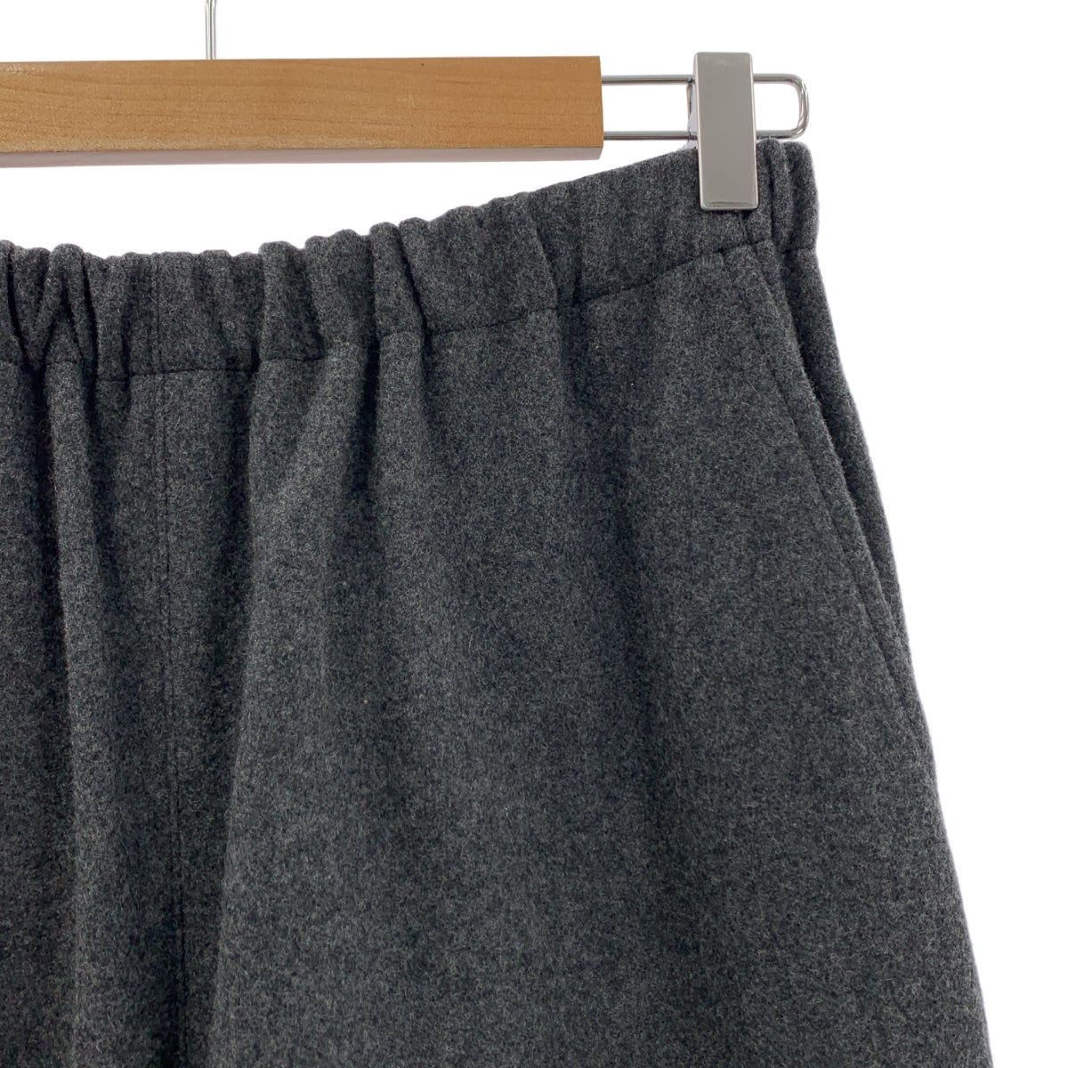 COMME des GARÇONS | 經編針織布料2016 秋冬 |羊毛闊腿休閒褲 |