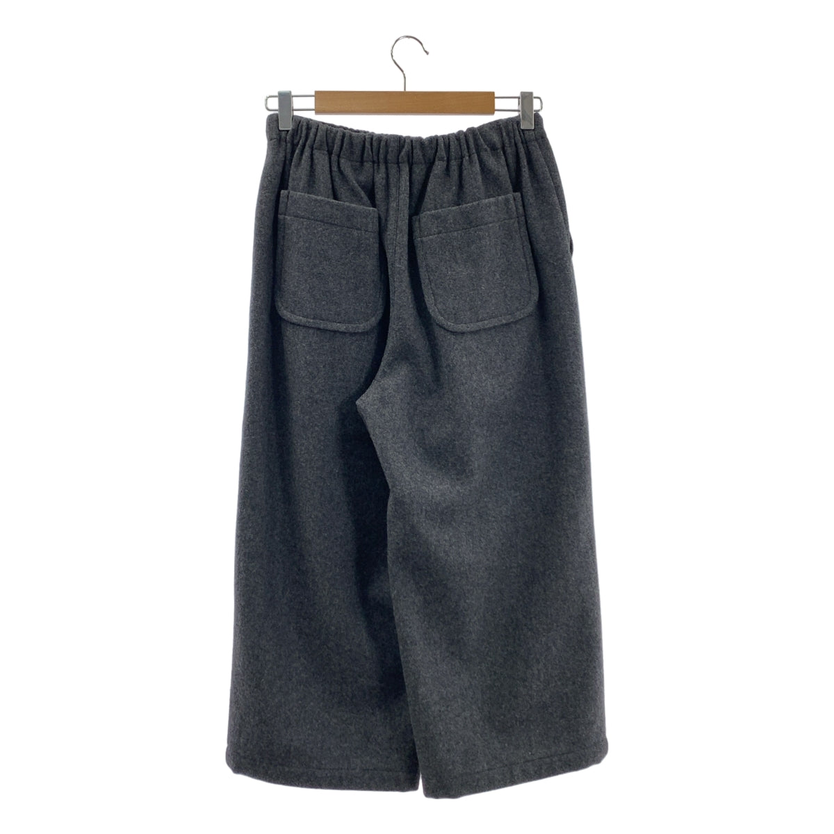 COMME des GARÇONS | 經編針織布料2016 秋冬 |羊毛闊腿休閒褲 |