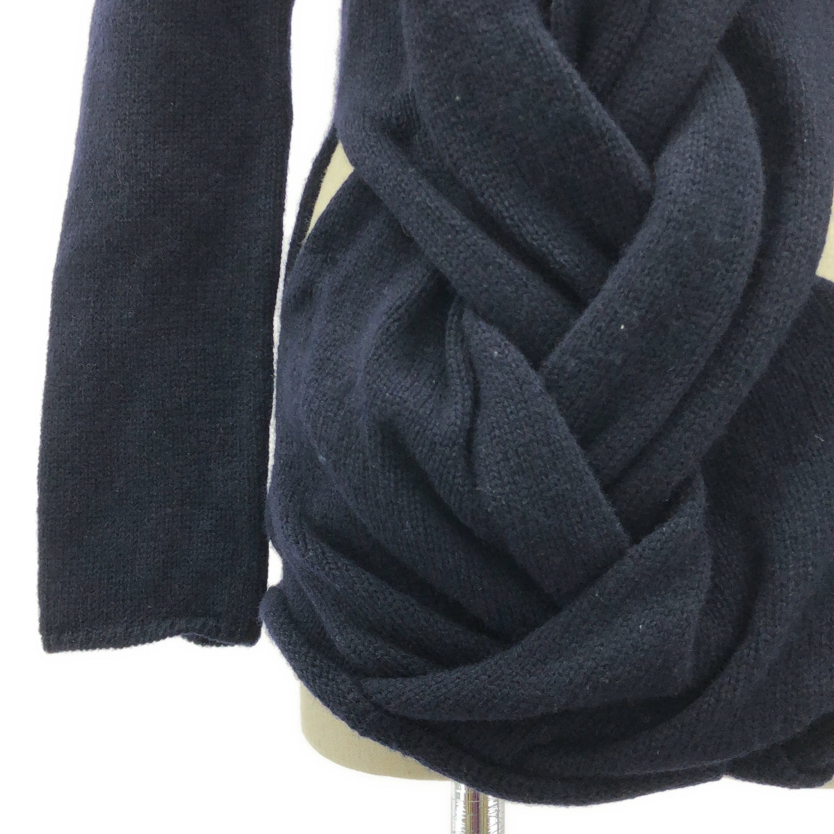 COMME des GARCONS | 2014AW | Wool deformed long knit pullover | S | Women's