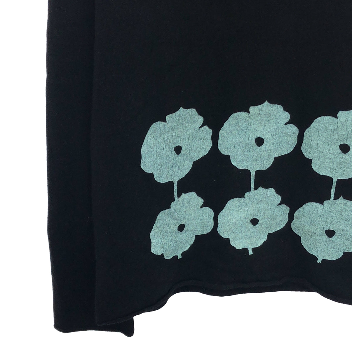 COMME des GARÇONS | 2009 秋冬系列 | ×DONALD SULTAN / 花卉印花羊毛針織 | L 號 |女性的