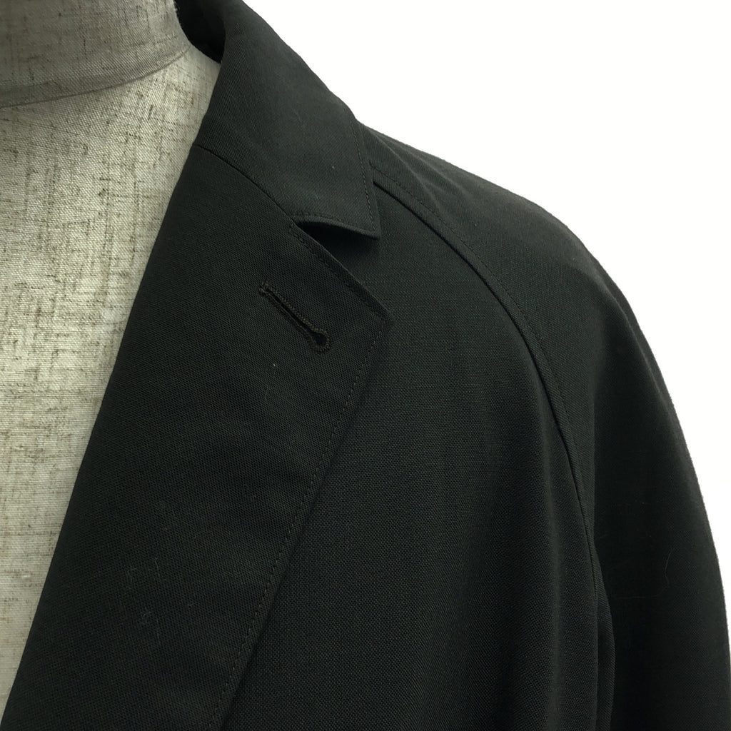 【美品】  LEMAIRE / ルメール | 2021AW | SOFT COAT UNISEX / ベルテッド オーバー ソフトコート / 総裏地 / ユニセックス | XS | チャコールブラック系 | メンズ
