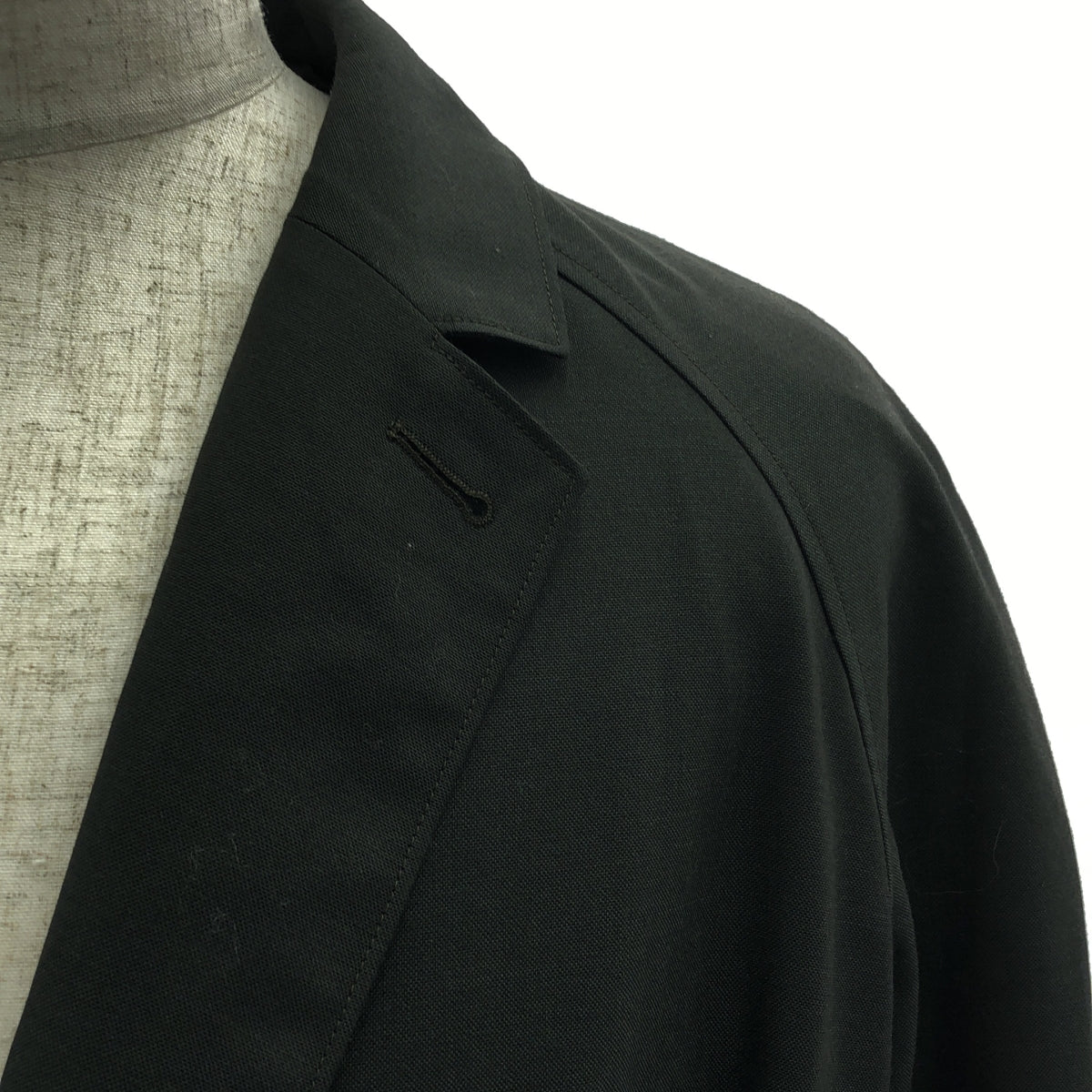 【美品】  LEMAIRE / ルメール | 2021AW | SOFT COAT UNISEX / ベルテッド オーバー ソフトコート / 総裏地 / ユニセックス | XS | チャコールブラック系 | メンズ