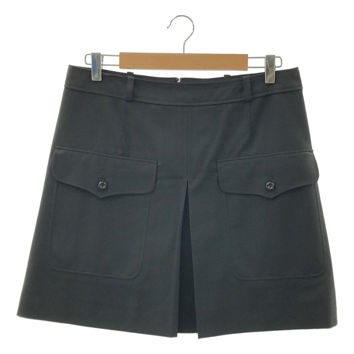 BALENCIAGA / バレンシアガ | ダブルポケット バックジップ スカート / 裏地付き | 38 | レディース