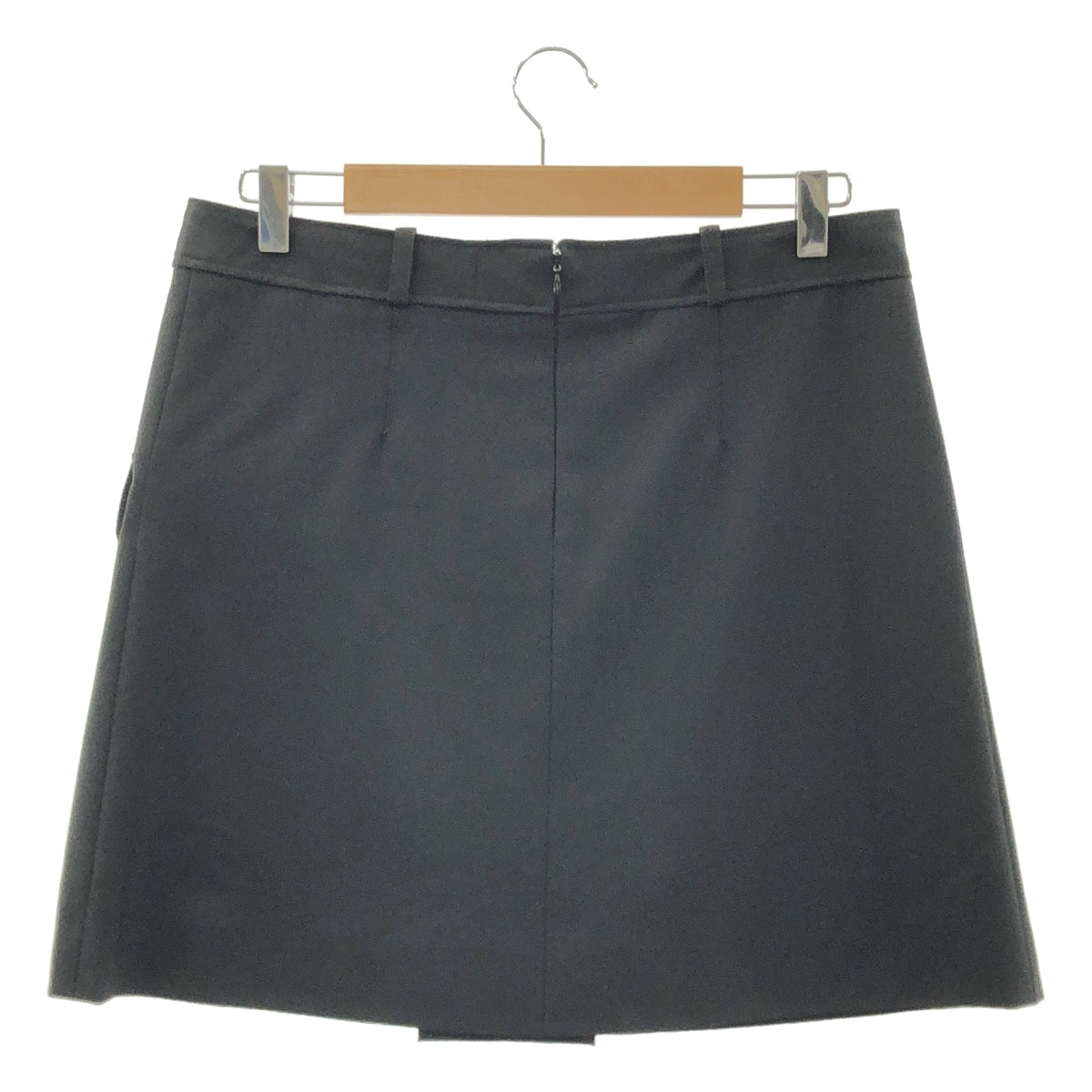 BALENCIAGA / バレンシアガ | ダブルポケット バックジップ スカート / 裏地付き | 38 | レディース