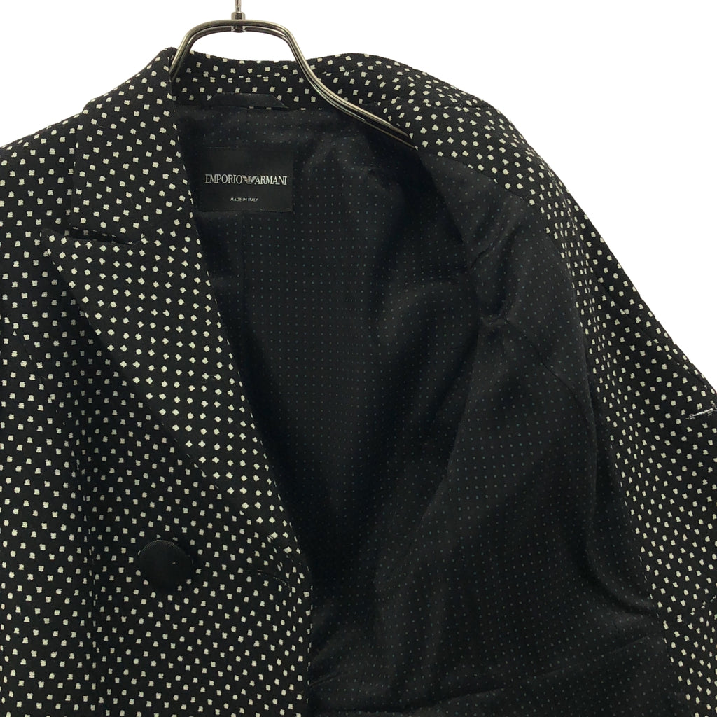 EMPORIO ARMANI / 엠포리오 아르마니 | 도트 더블 브레스트 재킷 / 총 안감 | 36 | 여성