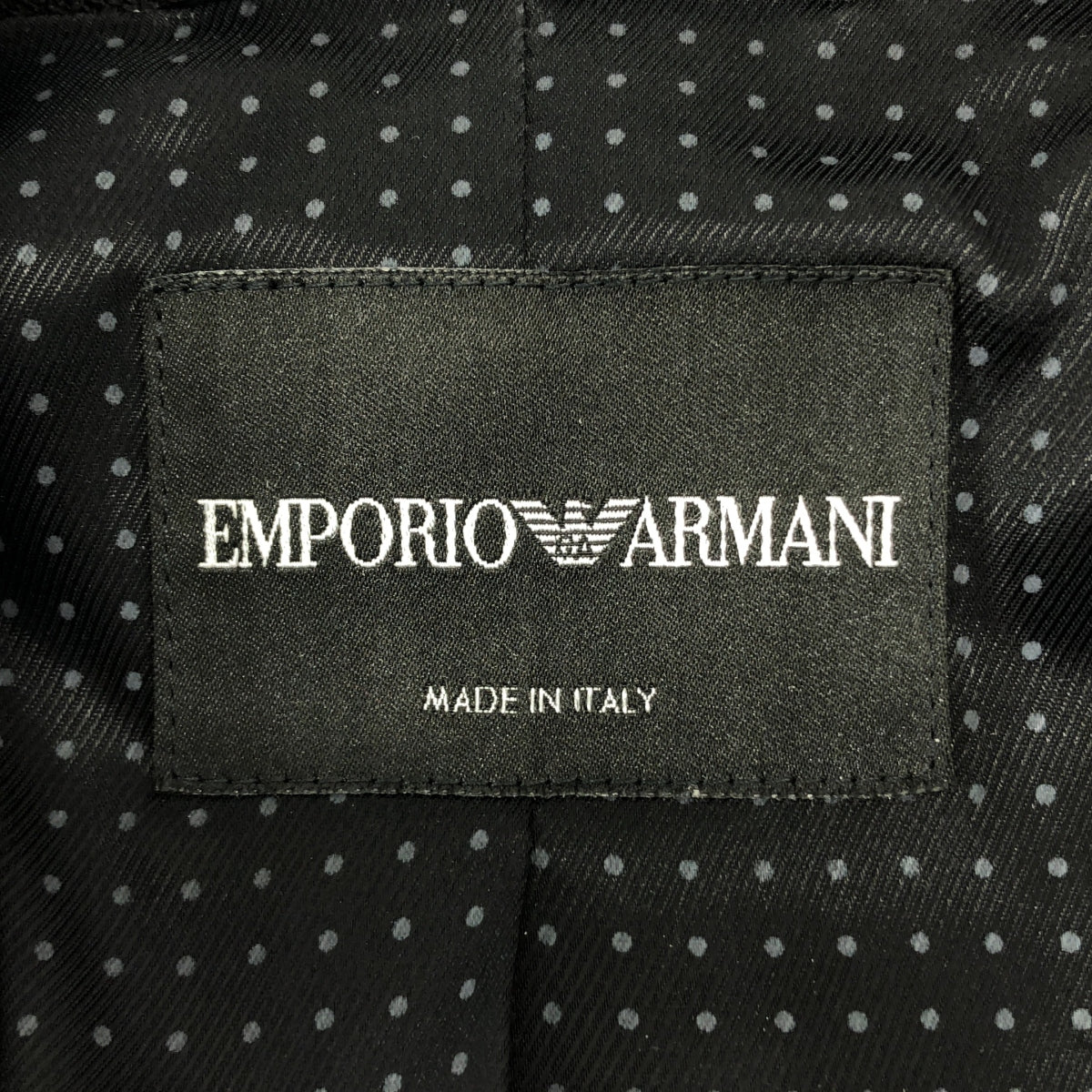 EMPORIO ARMANI / 엠포리오 아르마니 | 도트 더블 브레스트 재킷 / 총 안감 | 36 | 여성