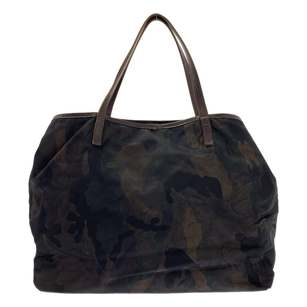 Felisi | 11-91 尼龍迷彩手提包，搭配皮革手柄 |