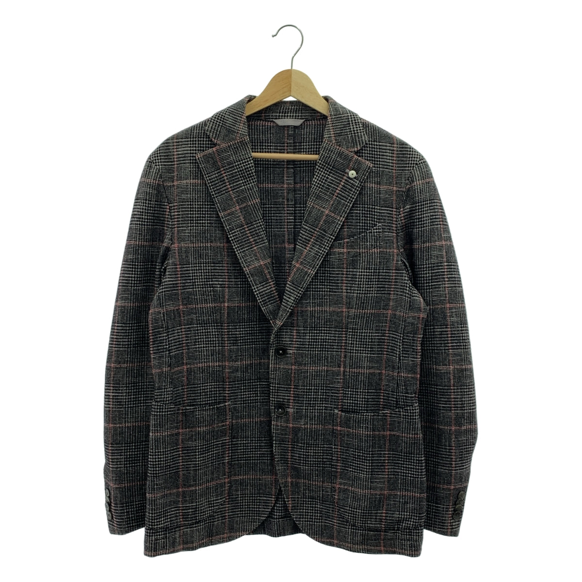 LBM1911 / 엘비 엠 1911 | Limited Edition 코튼 울 체크 2B 테일러드 재킷 | 48 | 맨즈