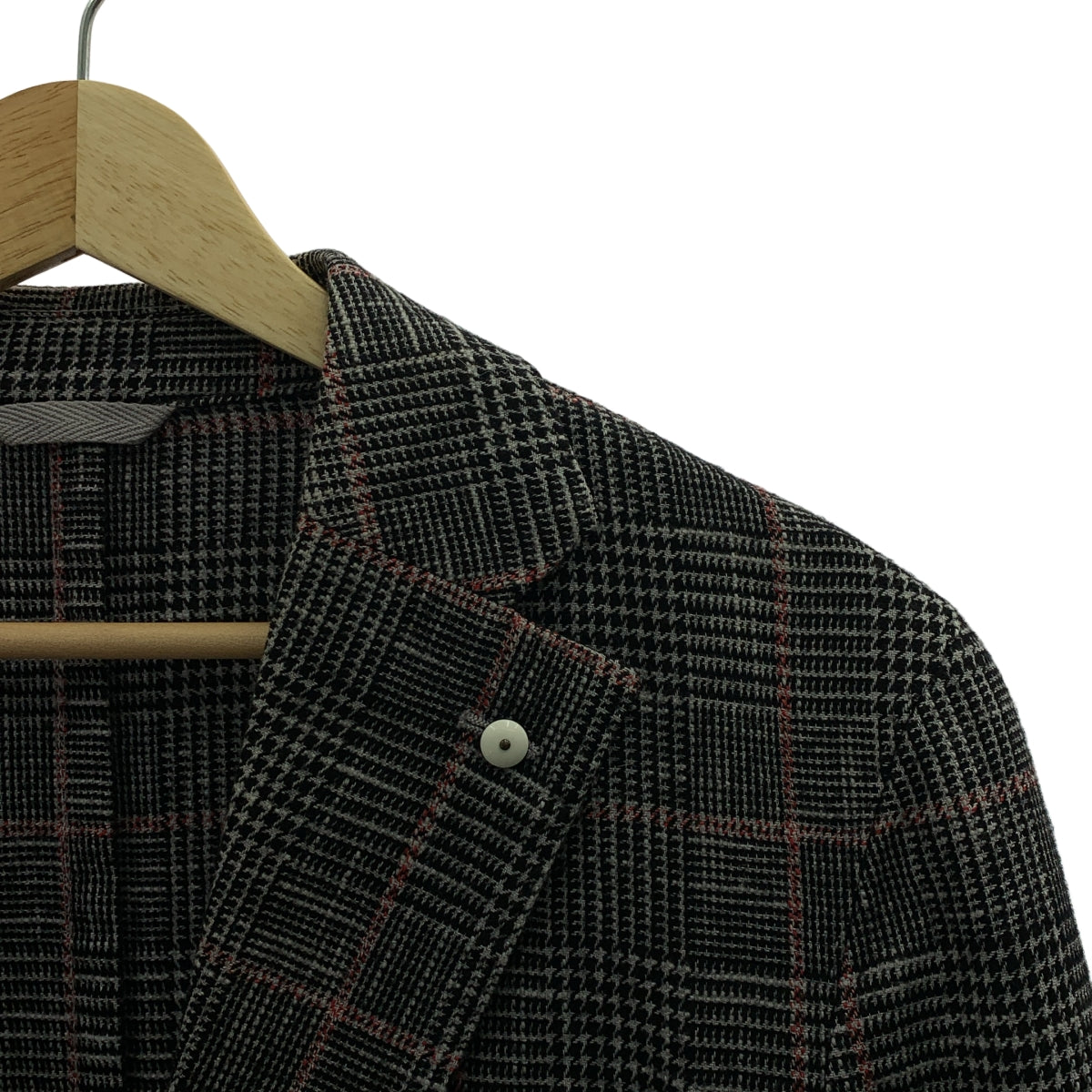 LBM1911 / 엘비 엠 1911 | Limited Edition 코튼 울 체크 2B 테일러드 재킷 | 48 | 맨즈