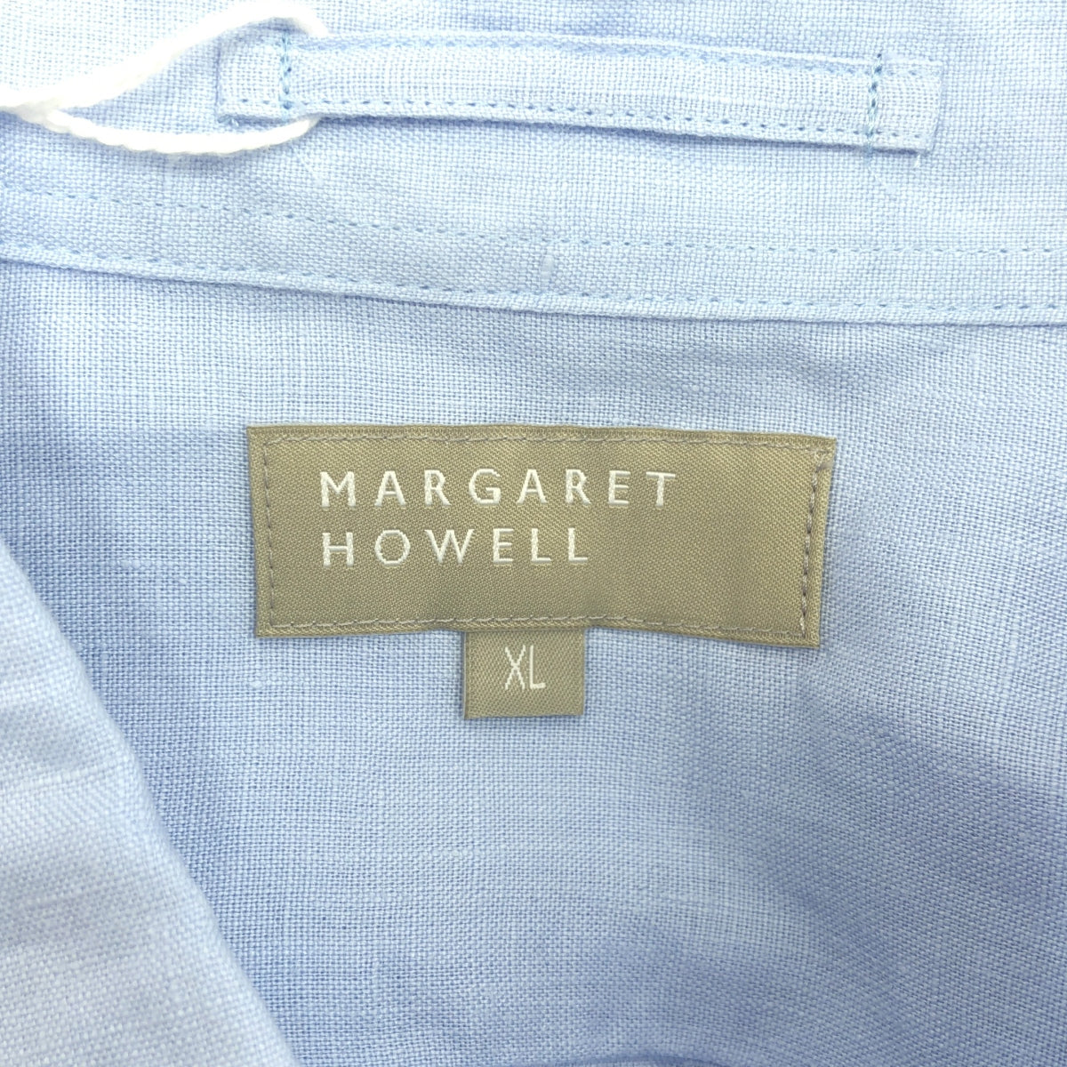 MARGARET HOWELL | Linen Regular Collar Shirt | XL | Men's