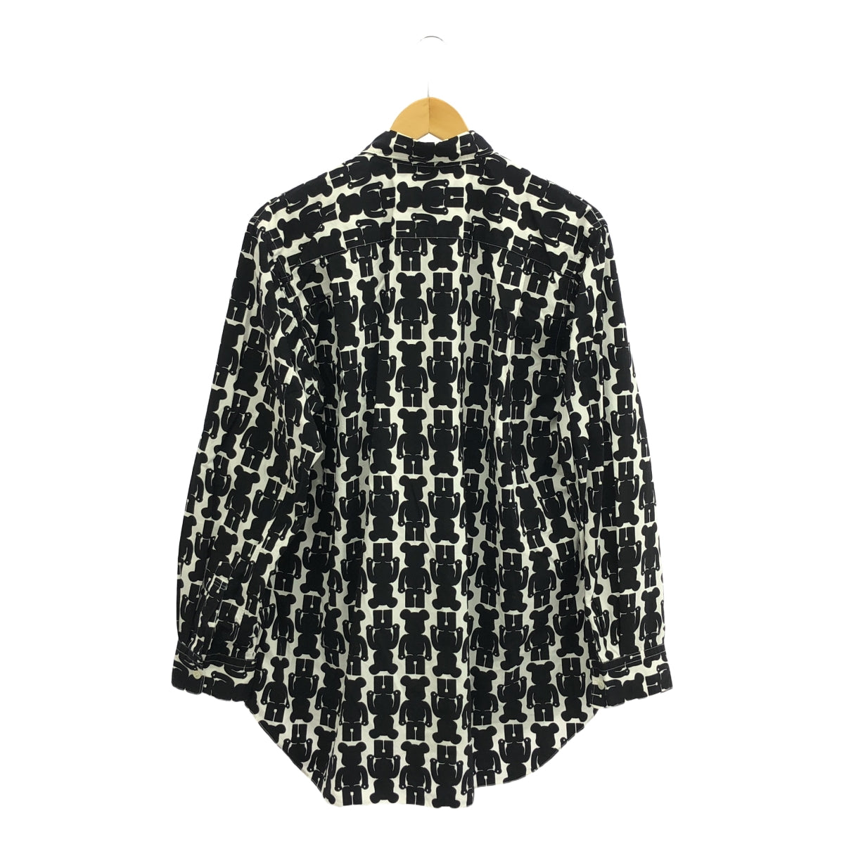 BLACK COMME des GARCONS | 2009SS | ×MEDICOM TOY Medicom Toy Bearbrick all-over print cotton shirt | L | Men's