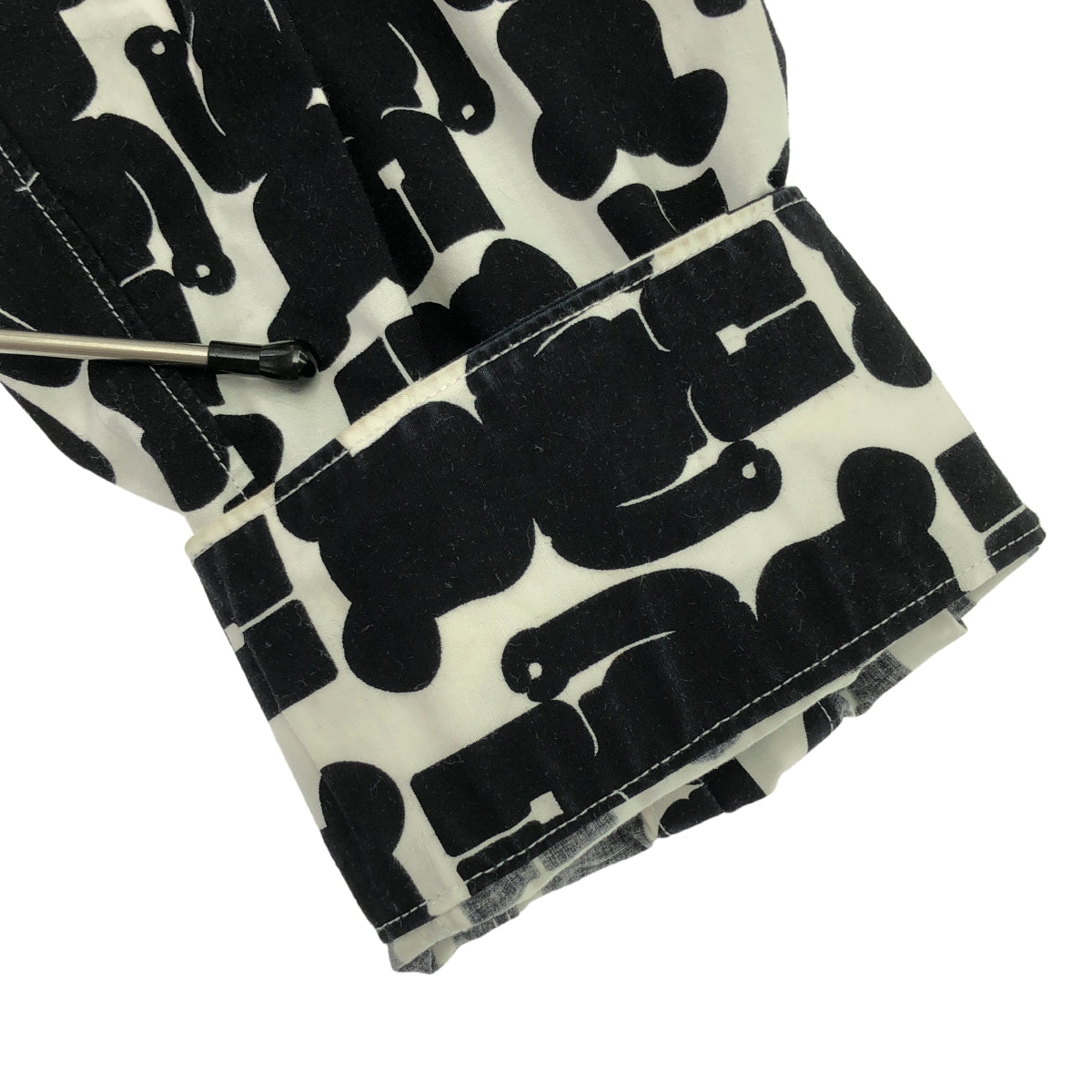 BLACK COMME des GARCONS | 2009SS | ×MEDICOM TOY Medicom Toy Bearbrick all-over print cotton shirt | L | Men's