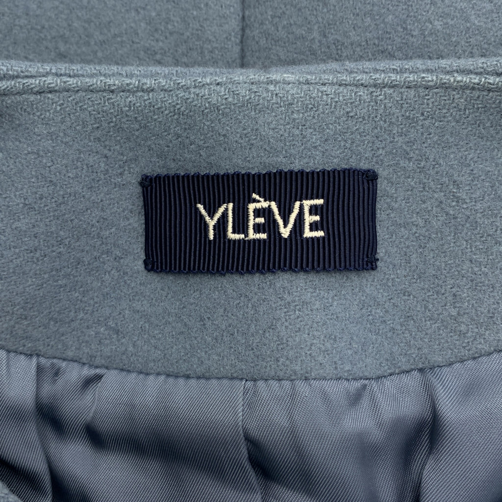 YLEVE / 일레브 | super100's 더블 멜튼 노 컬러 코트 | 1 | 여성