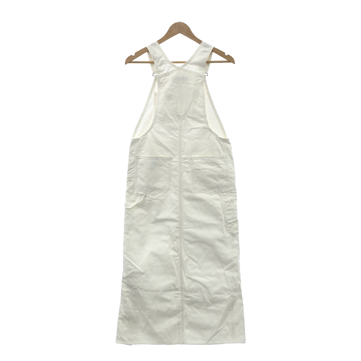 [Good Condition] UNION LAUNCH | Cotton Overall Skirt | XS | White | Women's