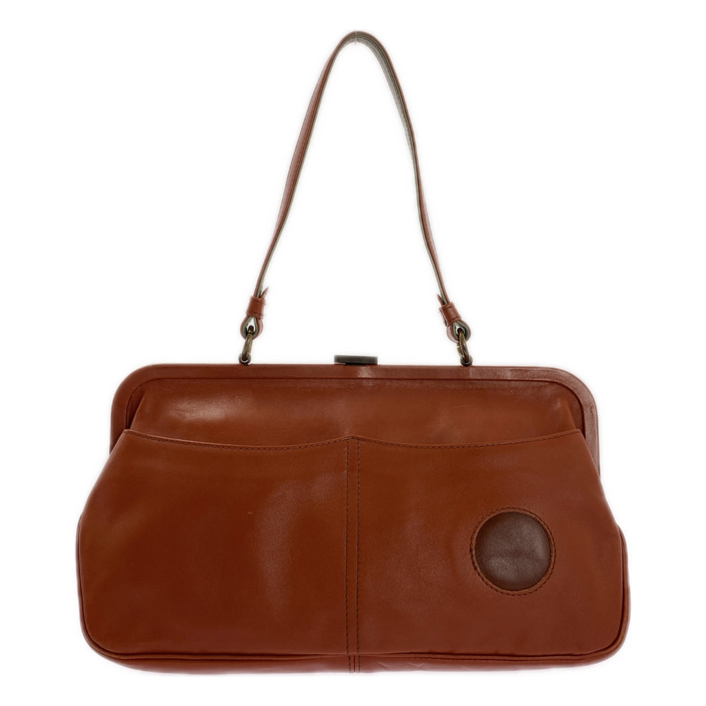 JAMIN PUECH / 자만 피에시 | 가죽 패치 가마구치 핸드백 |