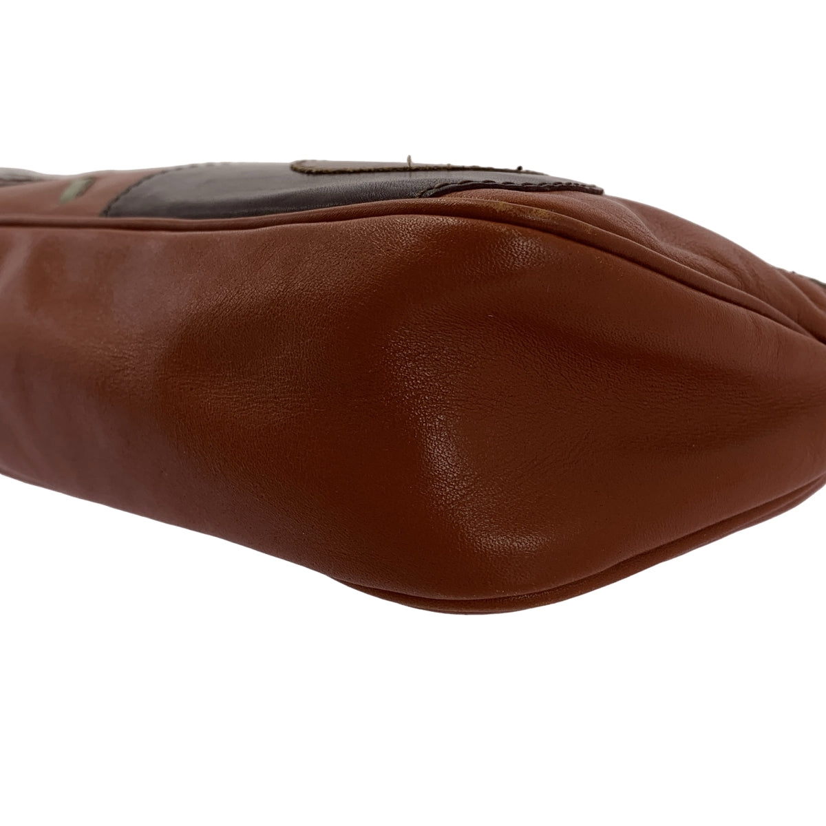 JAMIN PUECH / 자만 피에시 | 가죽 패치 가마구치 핸드백 |