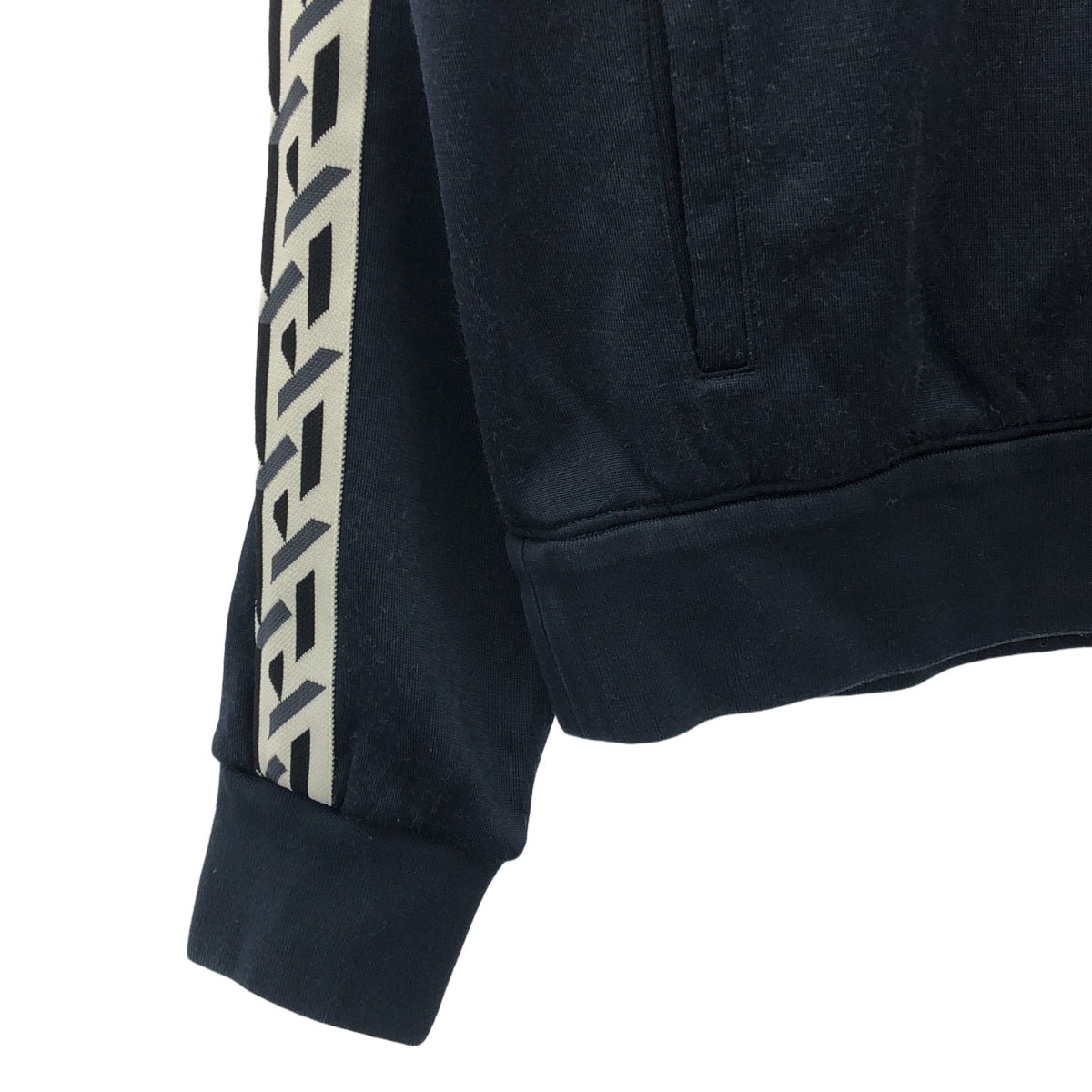 VERSACE / ヴェルサーチ | 2022AW | La Greca（ラ・グレカ）柄 トラックジャケット | M | ネイビー | メンズ