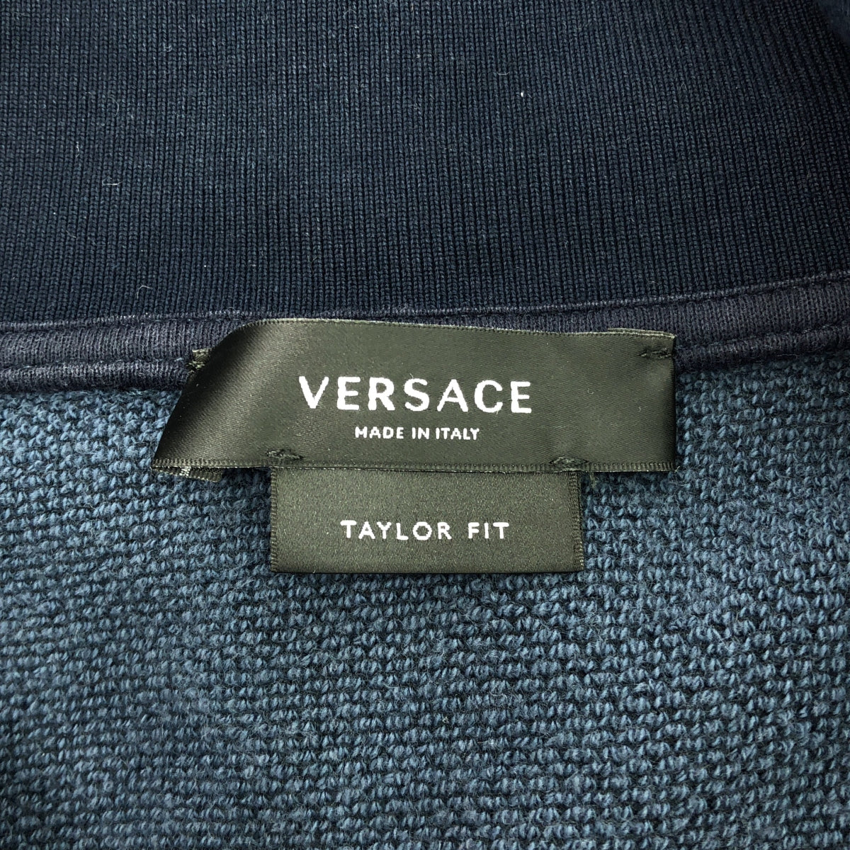 VERSACE / ヴェルサーチ | 2022AW | La Greca（ラ・グレカ）柄 トラックジャケット | M | ネイビー | メンズ