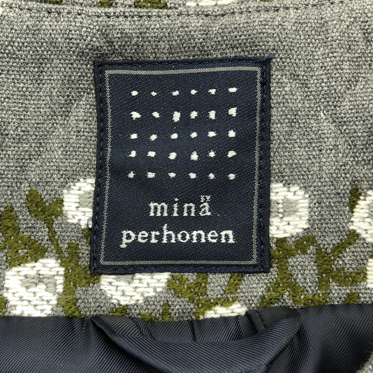 mina perhonen / 미나페르호넨 | Bloom / 블룸 엠브로이드 오버 코트 / 총 안감 | 36 | 여성