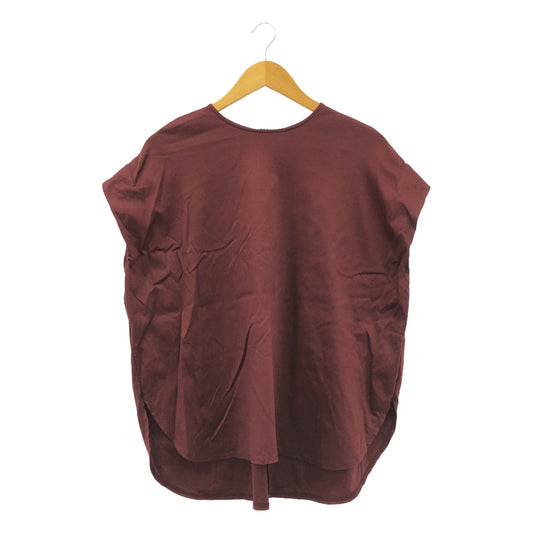 SACRA | PREMIUM ORGANIC COTTON TOP | 38 | Bordeaux | Women's