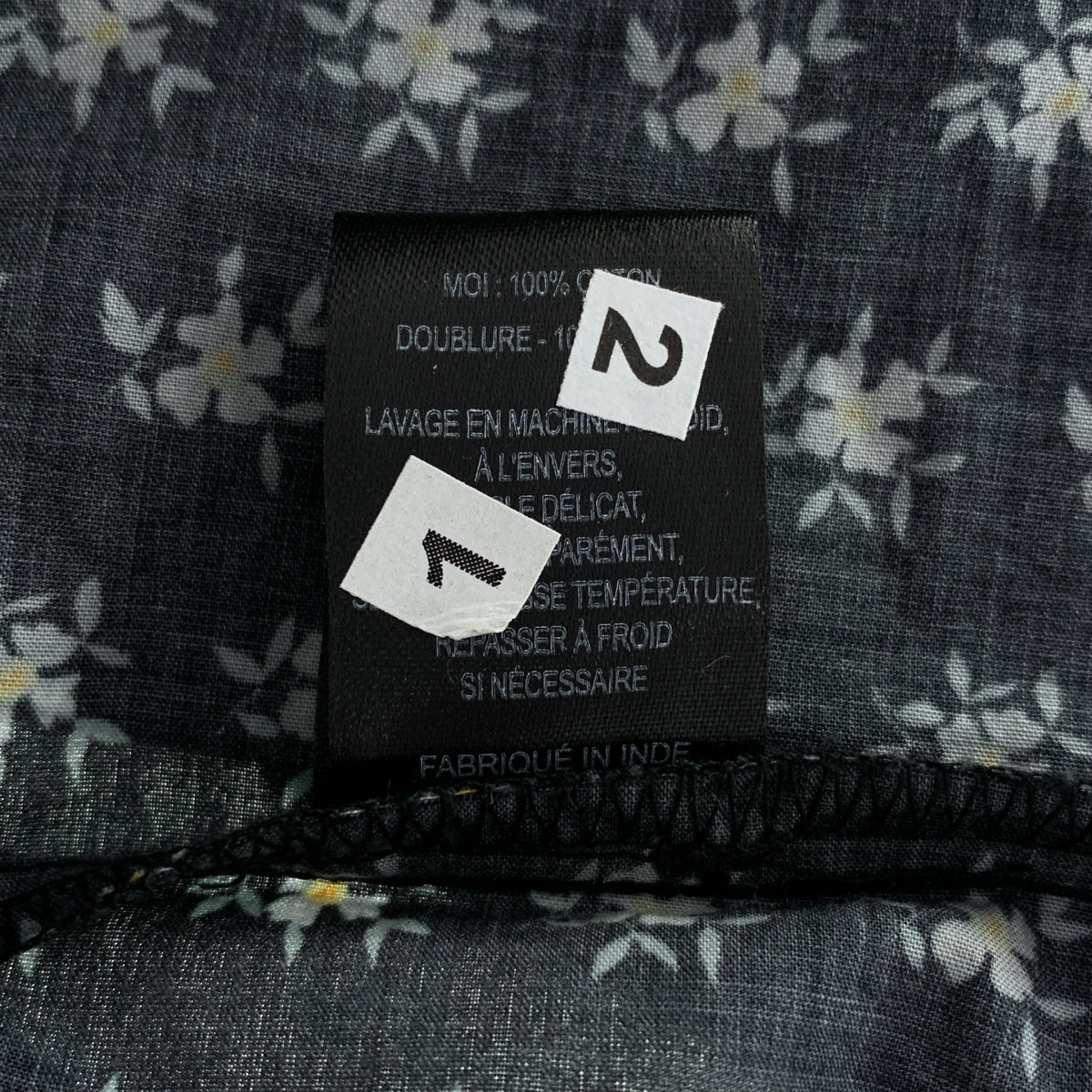 sea New York / シーニューヨーク | 花柄 フリル スカラップ装飾 ティアード シャツワンピース | S | レディース