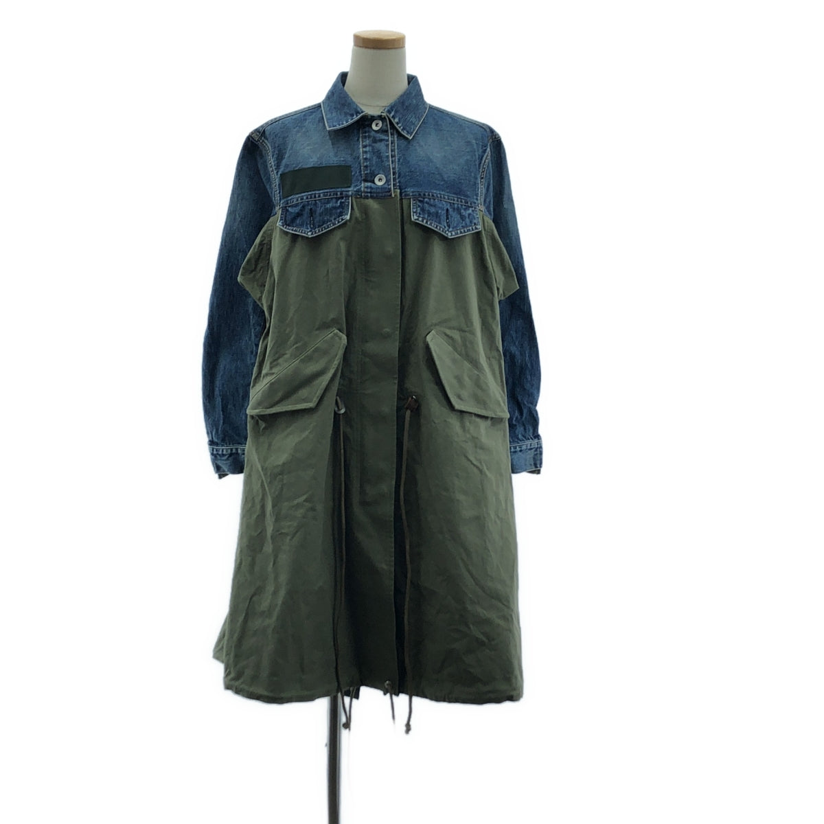sacai / 사카이 | Denim × Mods Coat 데님 도킹 모드 코트 | 1 | 여성