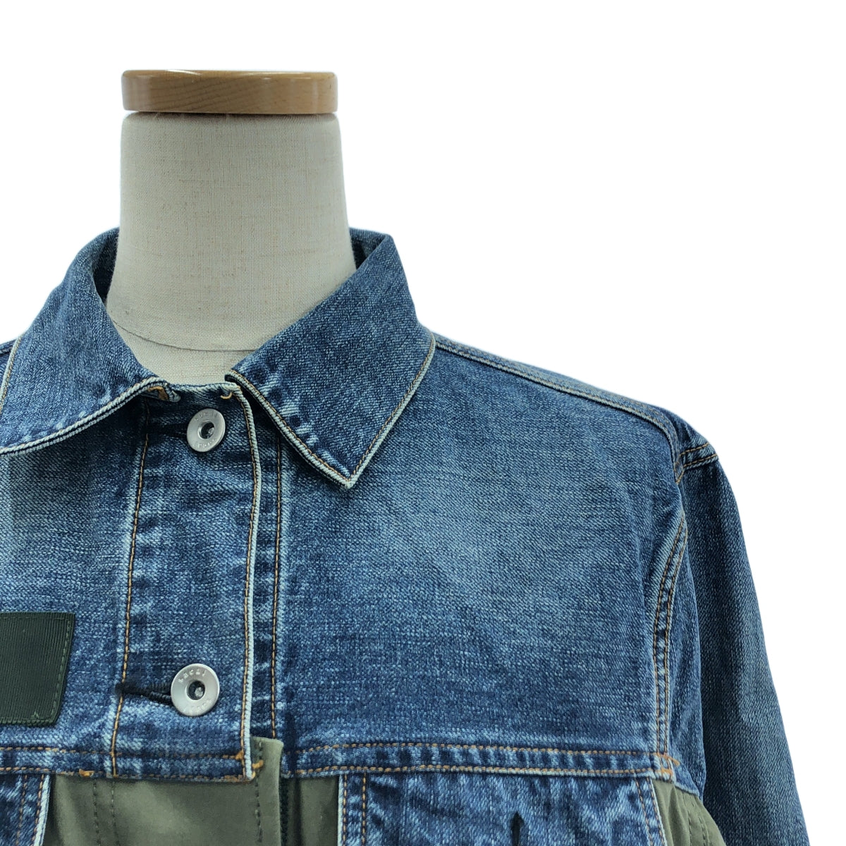 sacai / 사카이 | Denim × Mods Coat 데님 도킹 모드 코트 | 1 | 여성