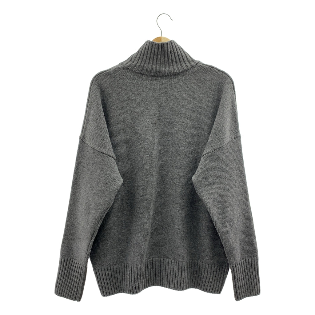 MAISON KITSUNE / メゾンキツネ | ウール フォックスヘッド オーバーサイズ タートルネックニット | M | メンズ